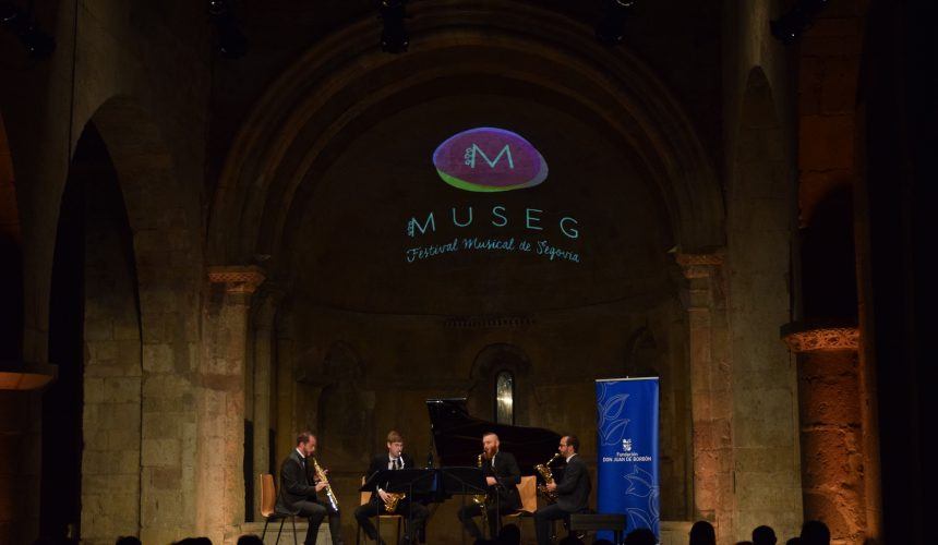 Cuatro saxos europeos, uno de ellos segoviano, para homenajear a Debussy en la Semana de Música de Cámara de MUSEG
