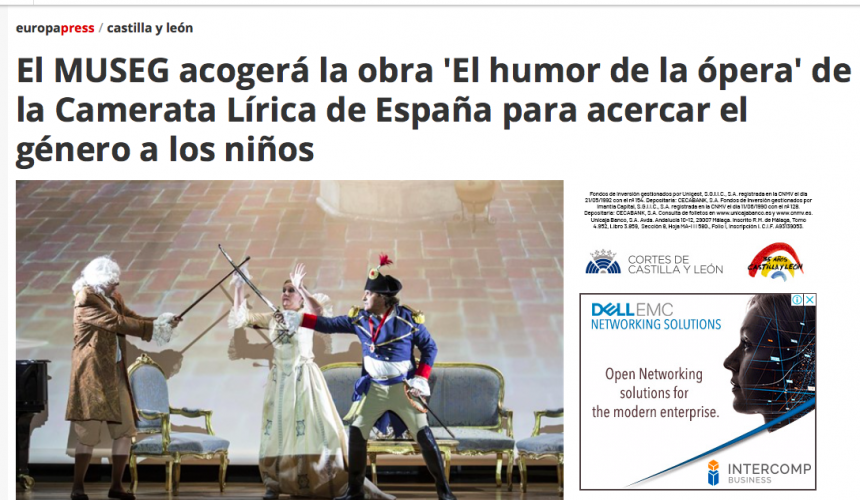 El MUSEG acogerá la obra ‘El humor de la ópera’ de la Camareta Lírica de España para acercar el género a los niños