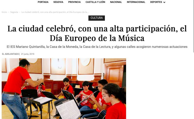 EL ADELANTADO: La ciudad celebró, con una alta participación, el Día Europeo de la Música