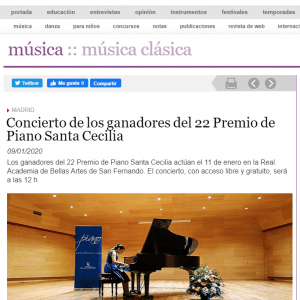 docenotas.com: Concierto de los ganadores del 22 Premio de Piano Santa Cecilia