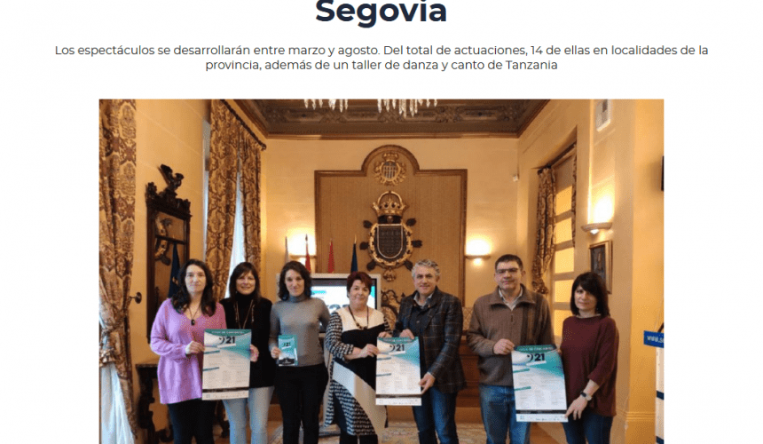 “921 Distrito Musical” llega con 20 actuaciones que se desarrollaran en Segovia