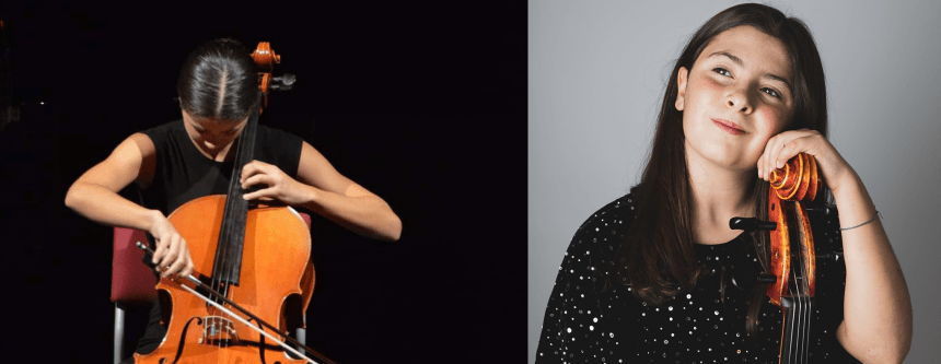 ALTEA CRUCES Y JULIA NAVARRO, VIOLONCHELO