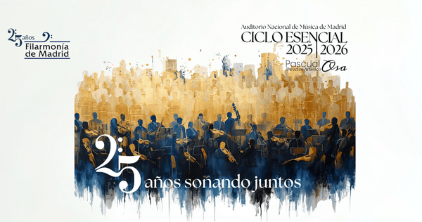 Cartel del concierto en el Auditorio Nacional de Música, Madrid